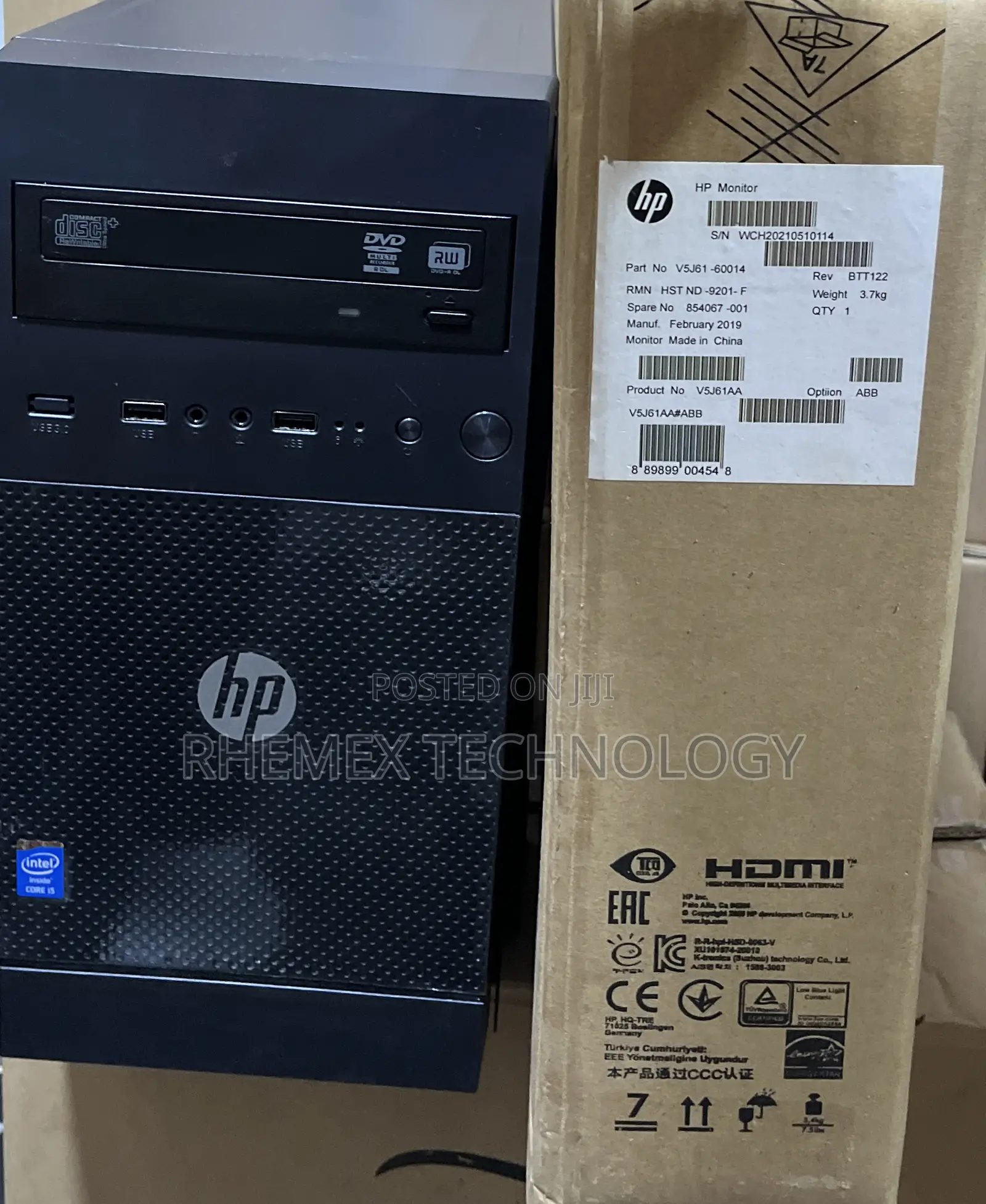 New Desktop Computer HP 8GB Intel Core I5 HDD 1T