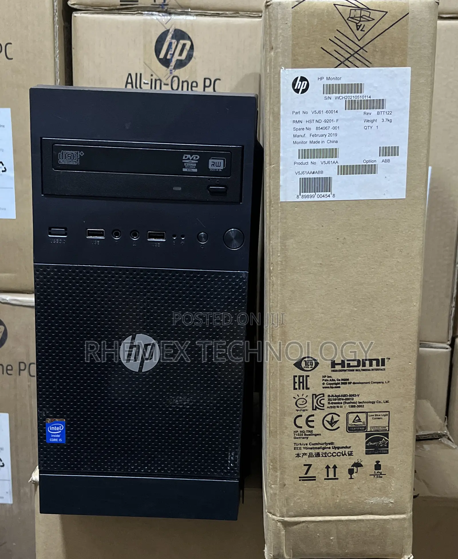 New Desktop Computer HP 8GB Intel Core I5 HDD 1T