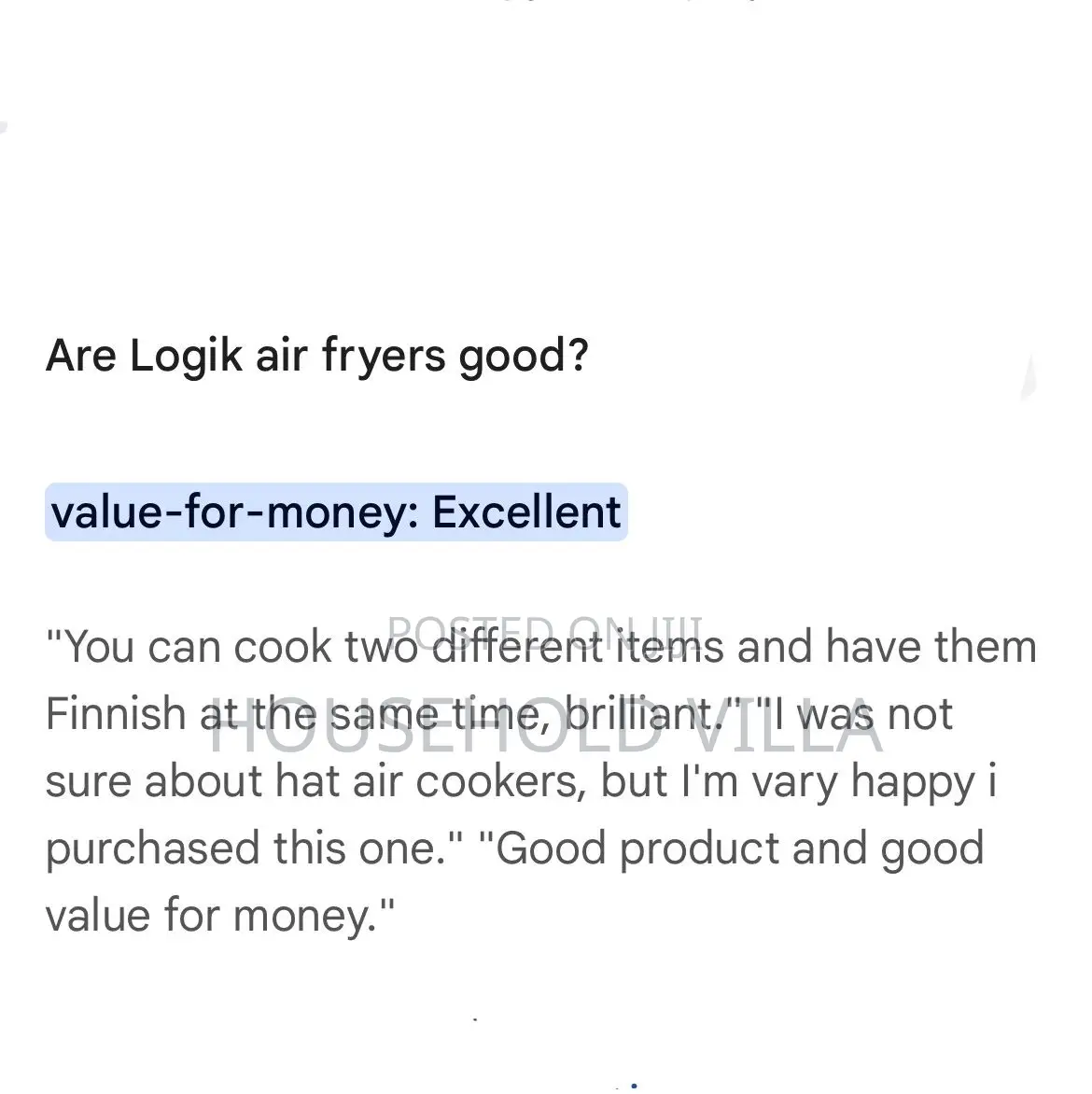 Logik 5.6l Airfryer