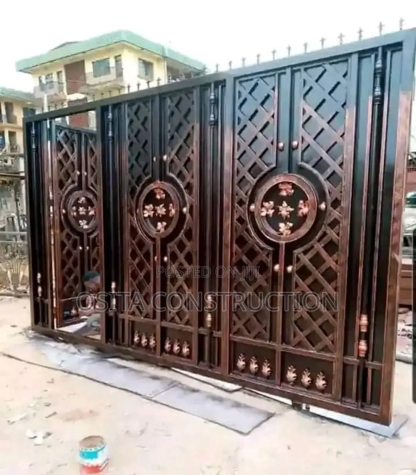 14ft Wrought Iron Gate Rolling Gate