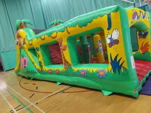 Large Jungle Bouncing Castle for Rent – Kids Parties Funfair