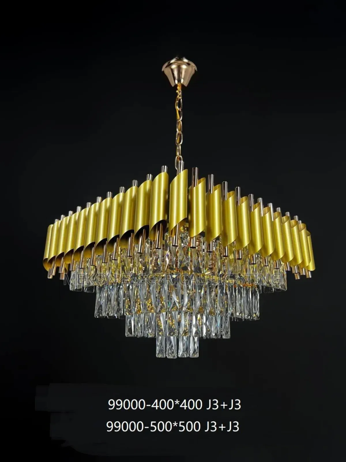 Square Crystal Chandelier