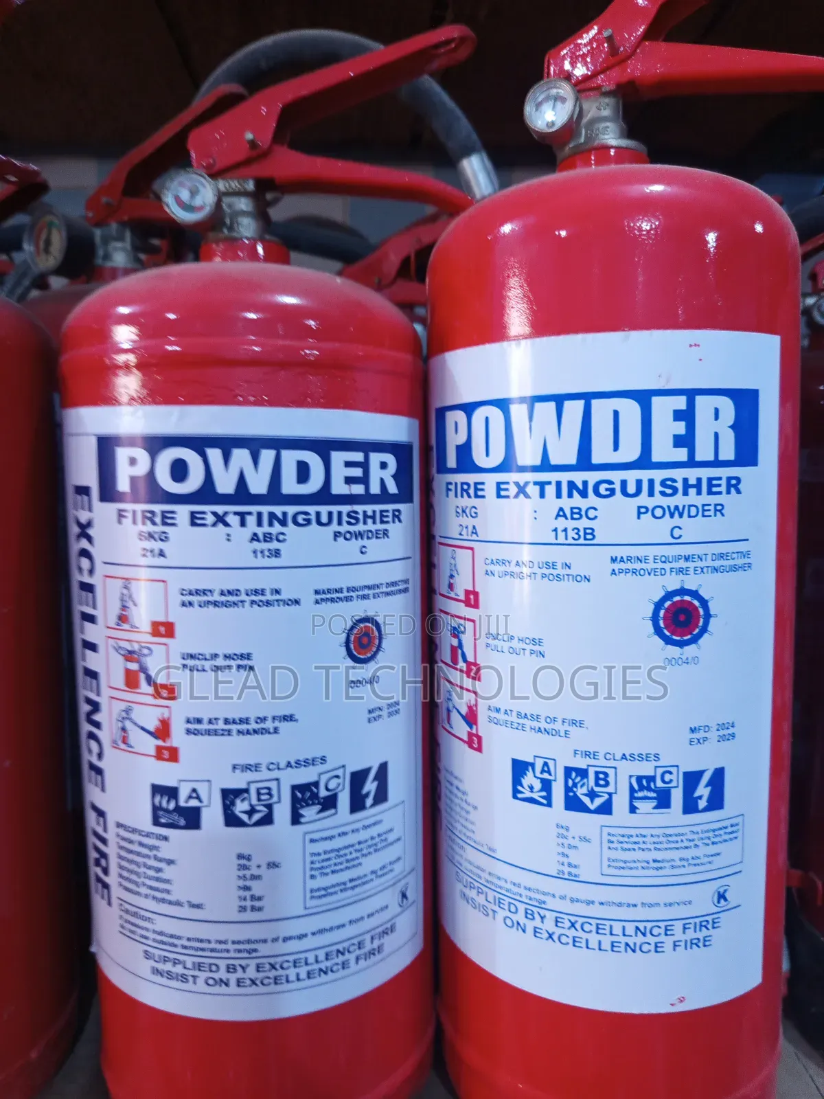 Powder Fire Extinguisher 6kg