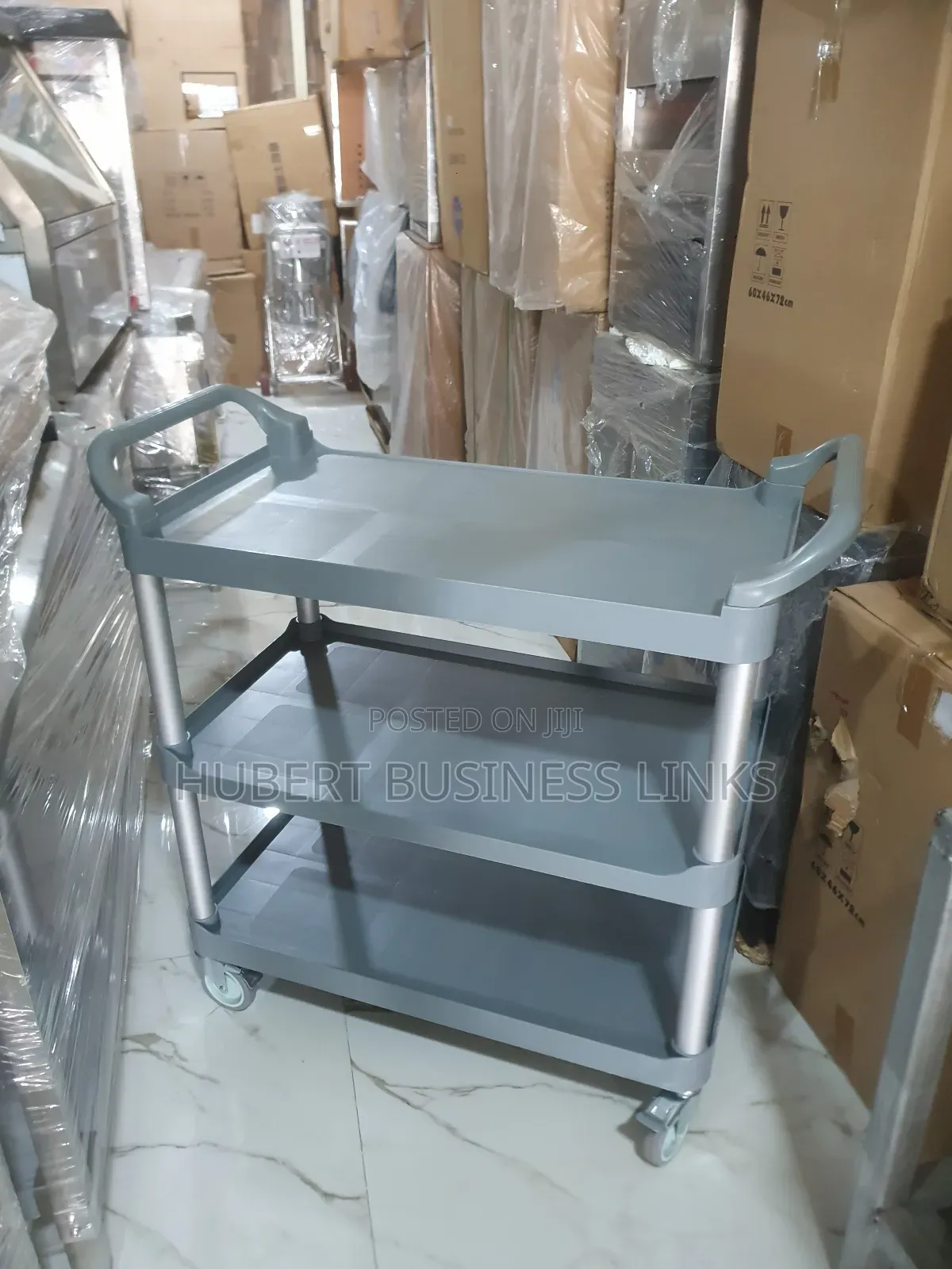 Plastic Food Trolley 3step