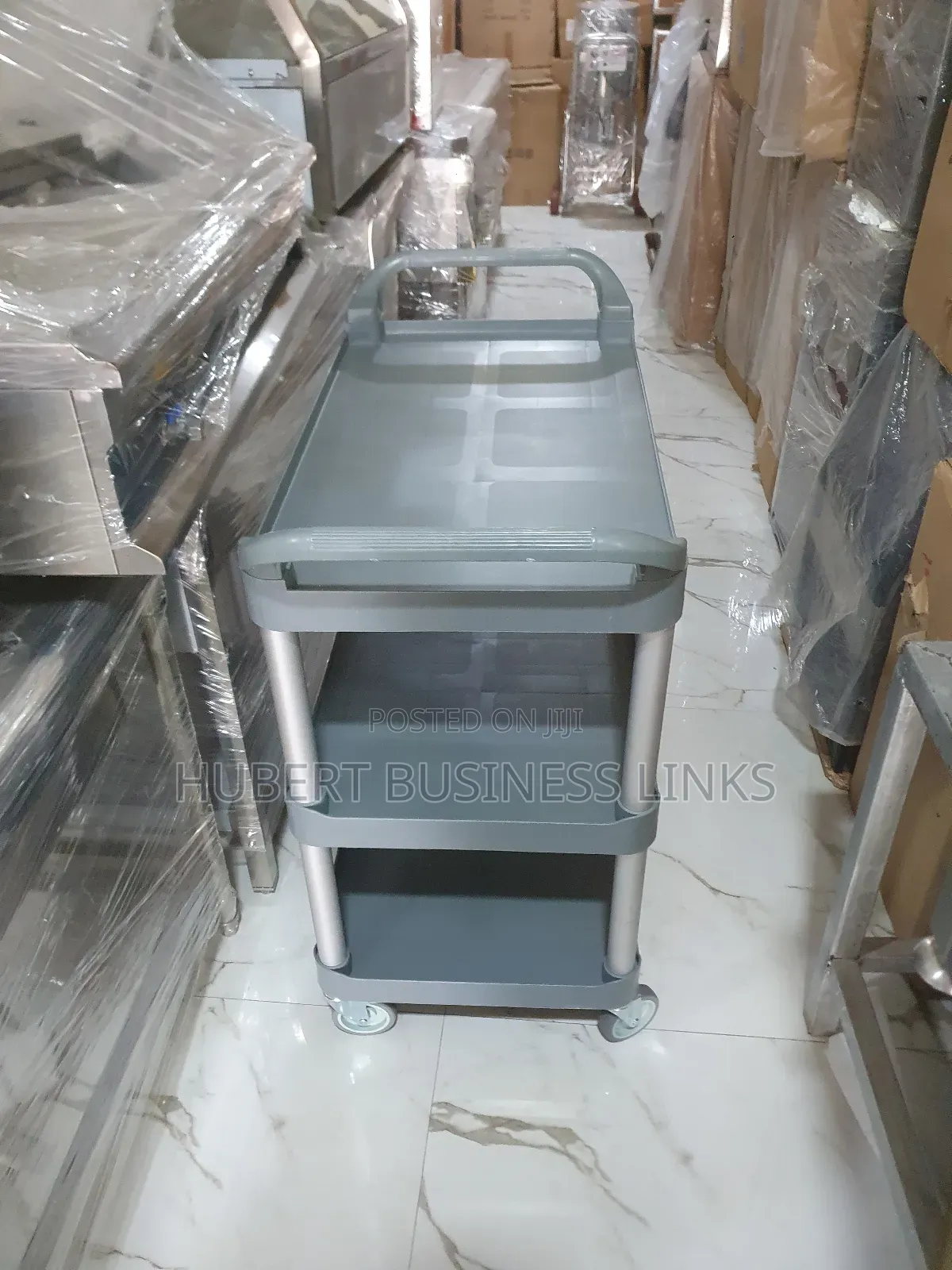 Plastic Food Trolley 3step