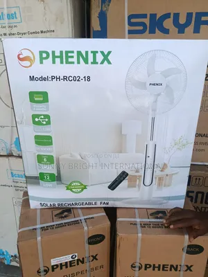 Phenix Rechargeable Fan 18"