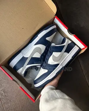 High Quality Nike Sb Navy Blue/ White Unisex Sneakers