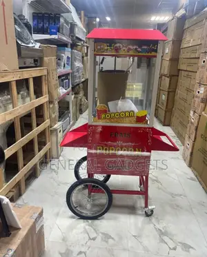 Popcorn Machine With Cart (Moveable )