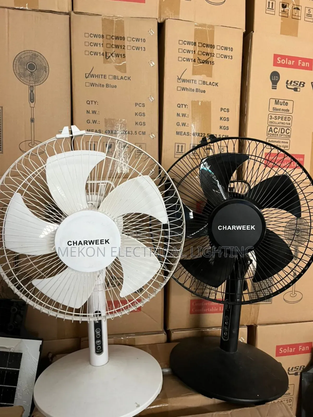 Solar Standing Fan