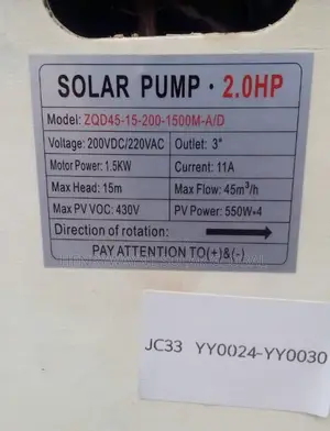 2hp Solar Water Pump