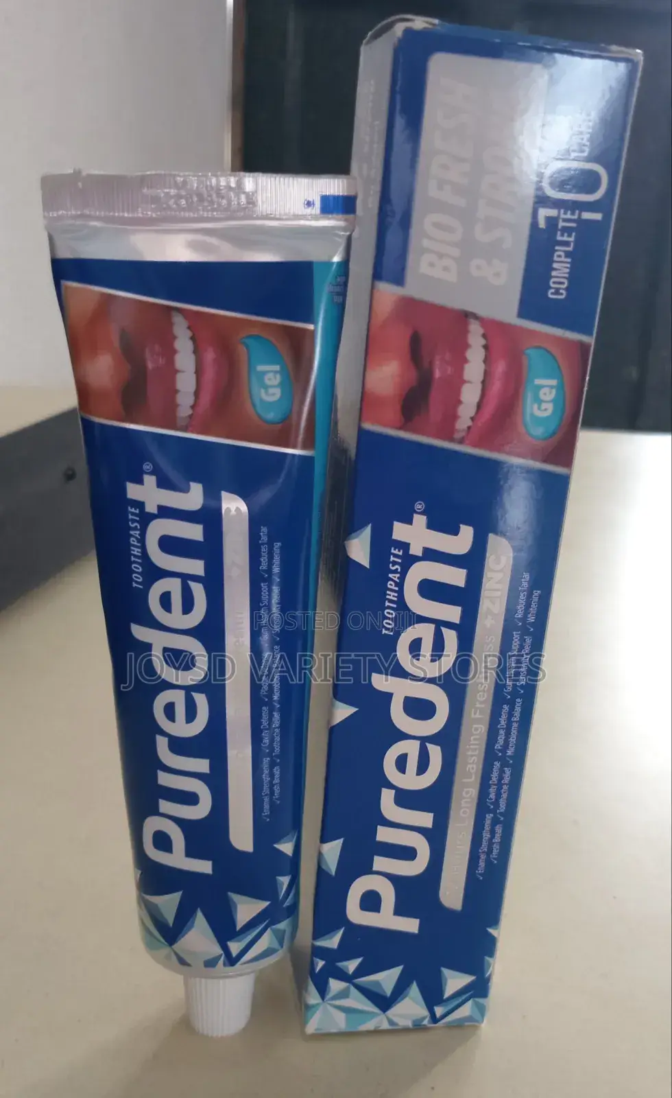 Puredent Gel Flouride-Free Toothpaste
