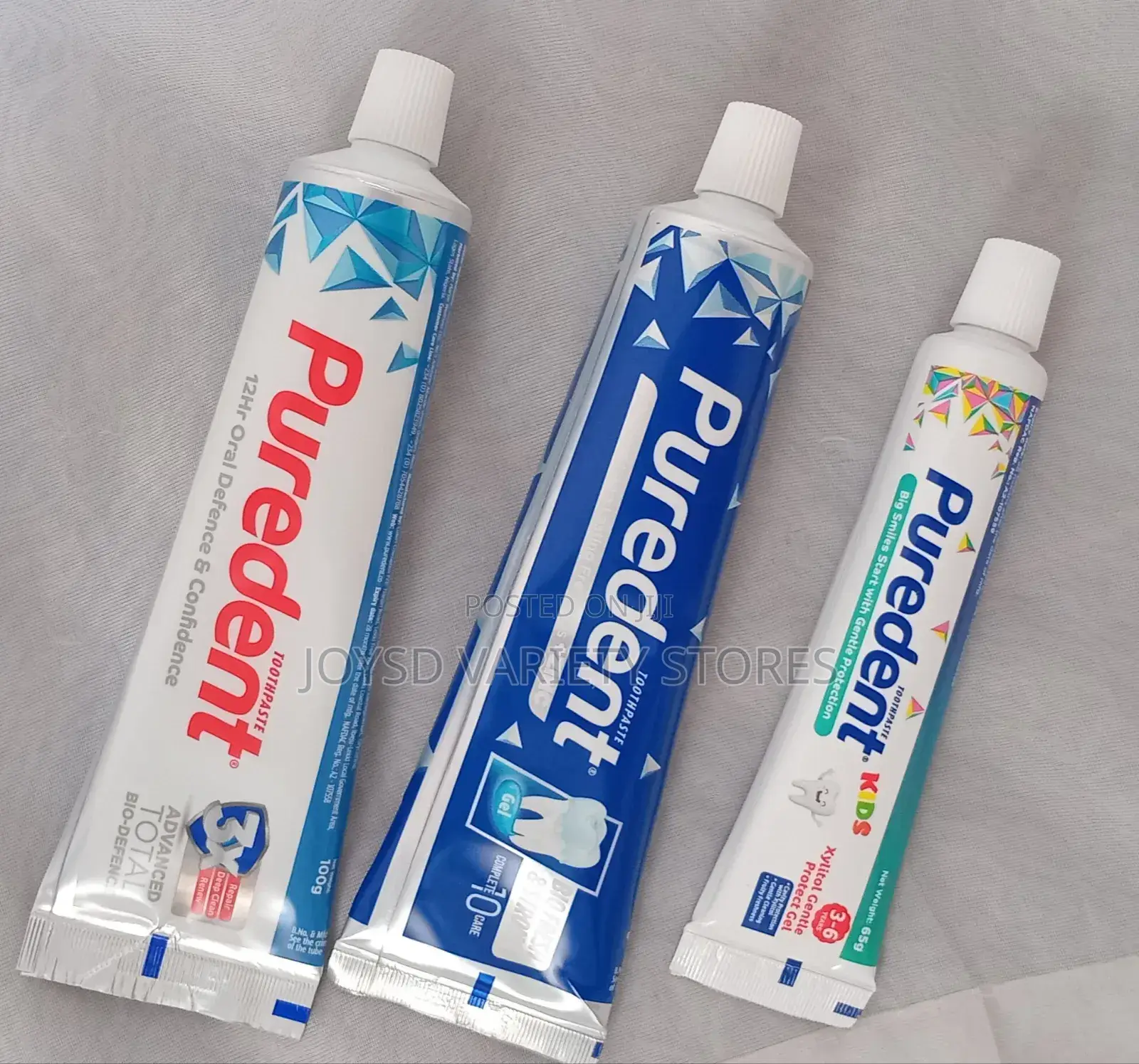 Puredent Gel Flouride-Free Toothpaste
