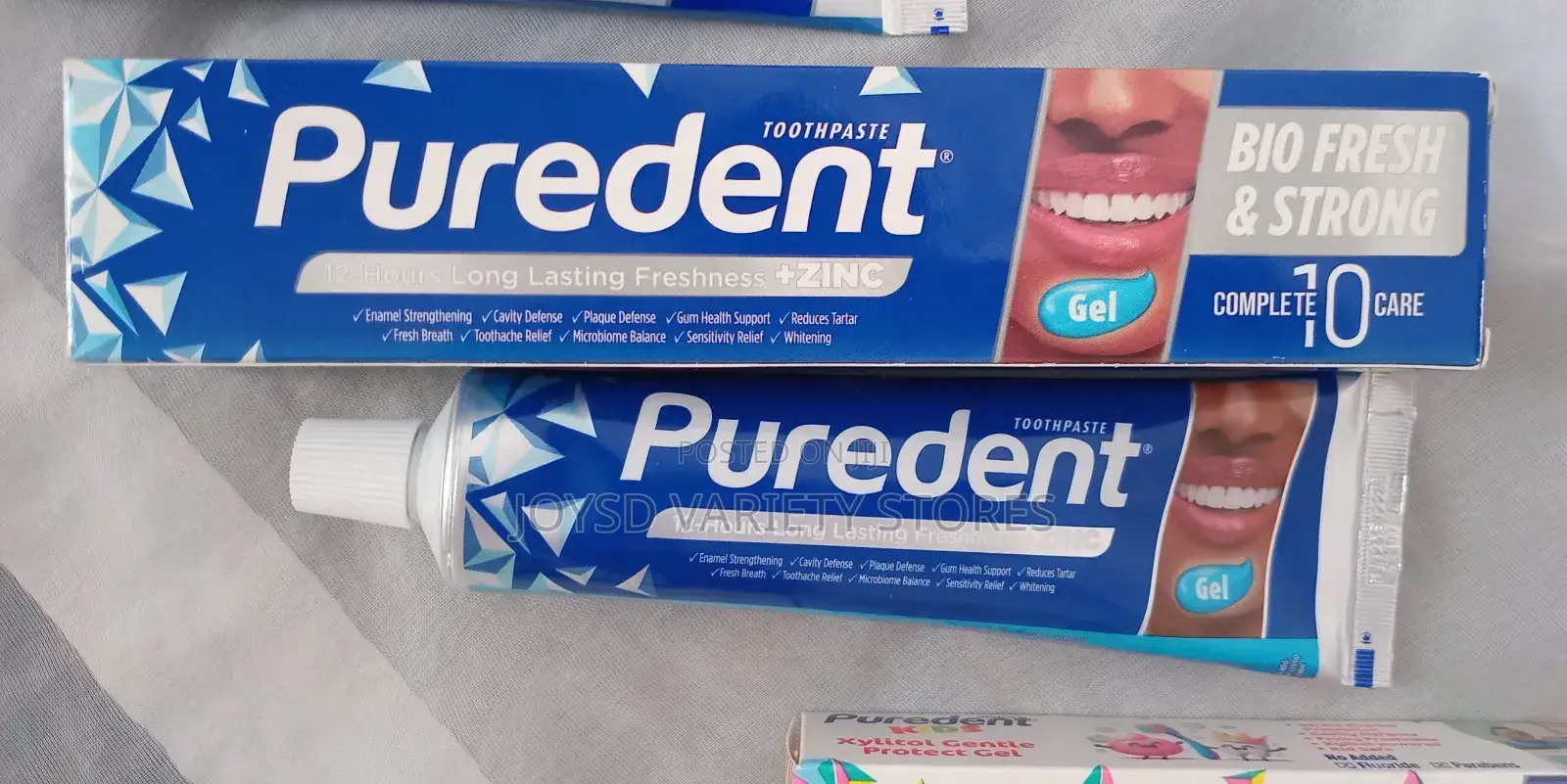 Puredent Gel Flouride-Free Toothpaste
