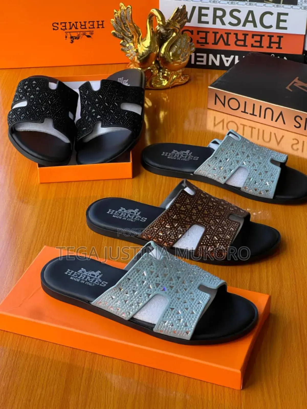 High Quality Hermes Pam Slippers