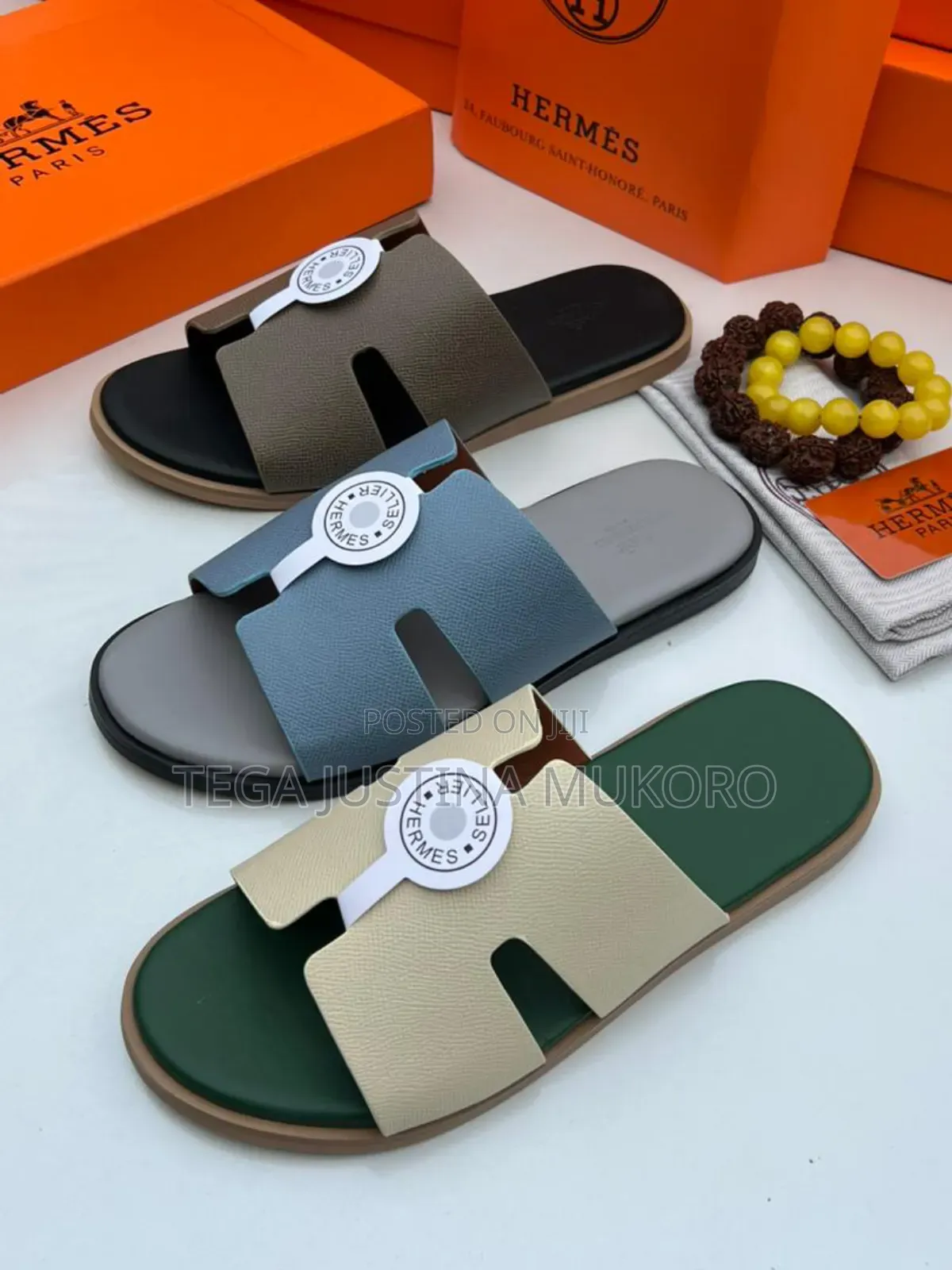 High Quality Hermes Pam Slippers
