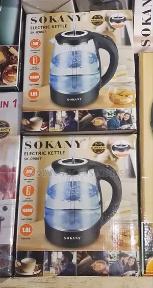 Sokany Transparent Electric Kettle