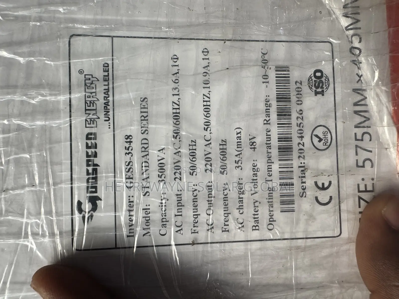 3.5kva 48v Godspeed Inverter