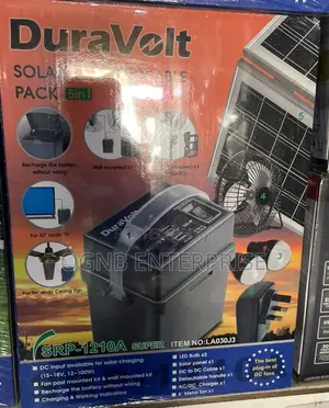 Duravolt Super Solar Power Rechargeable System Pack 5 in 1