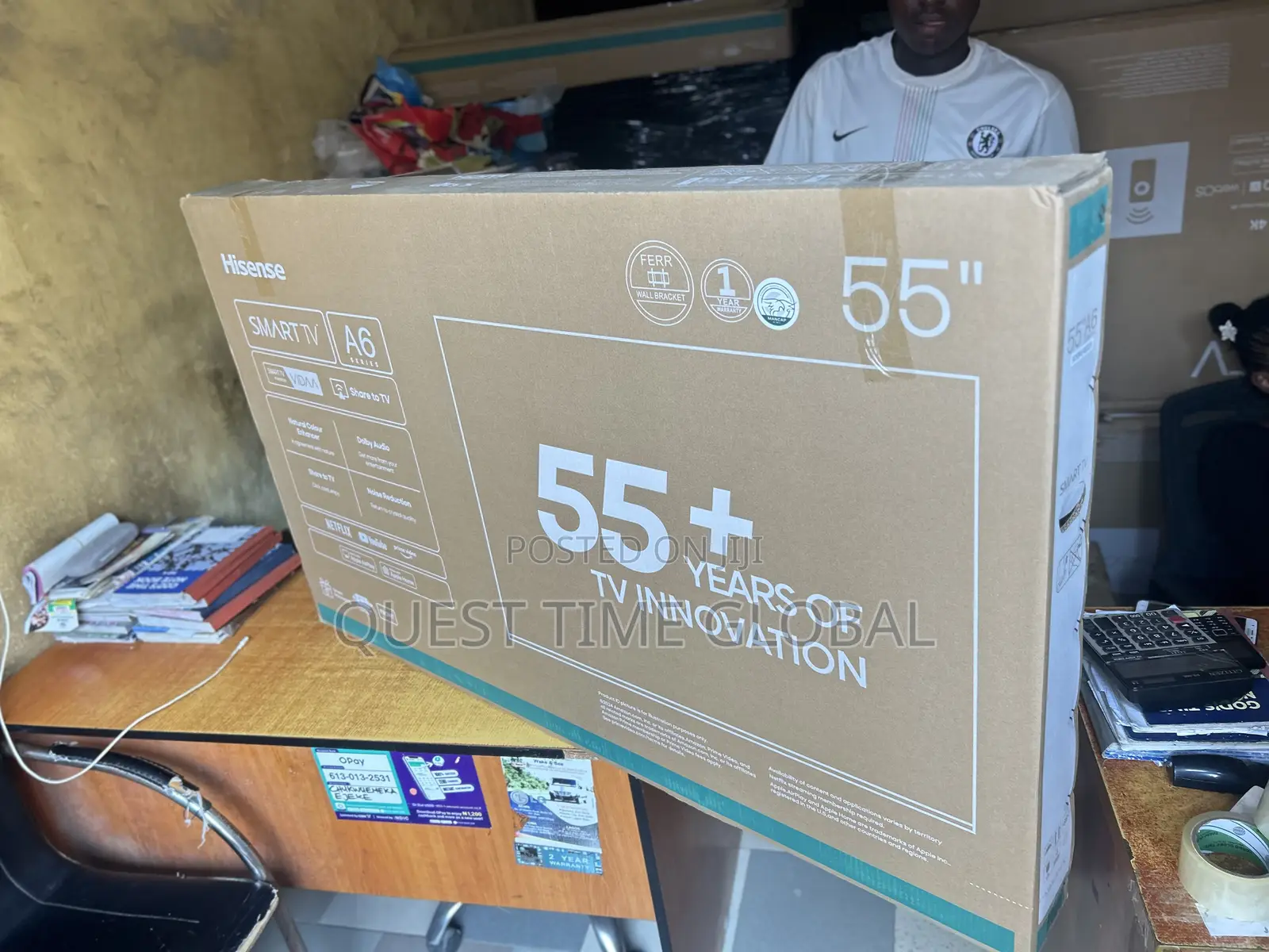 55 Inches Hisensen Smart Tv