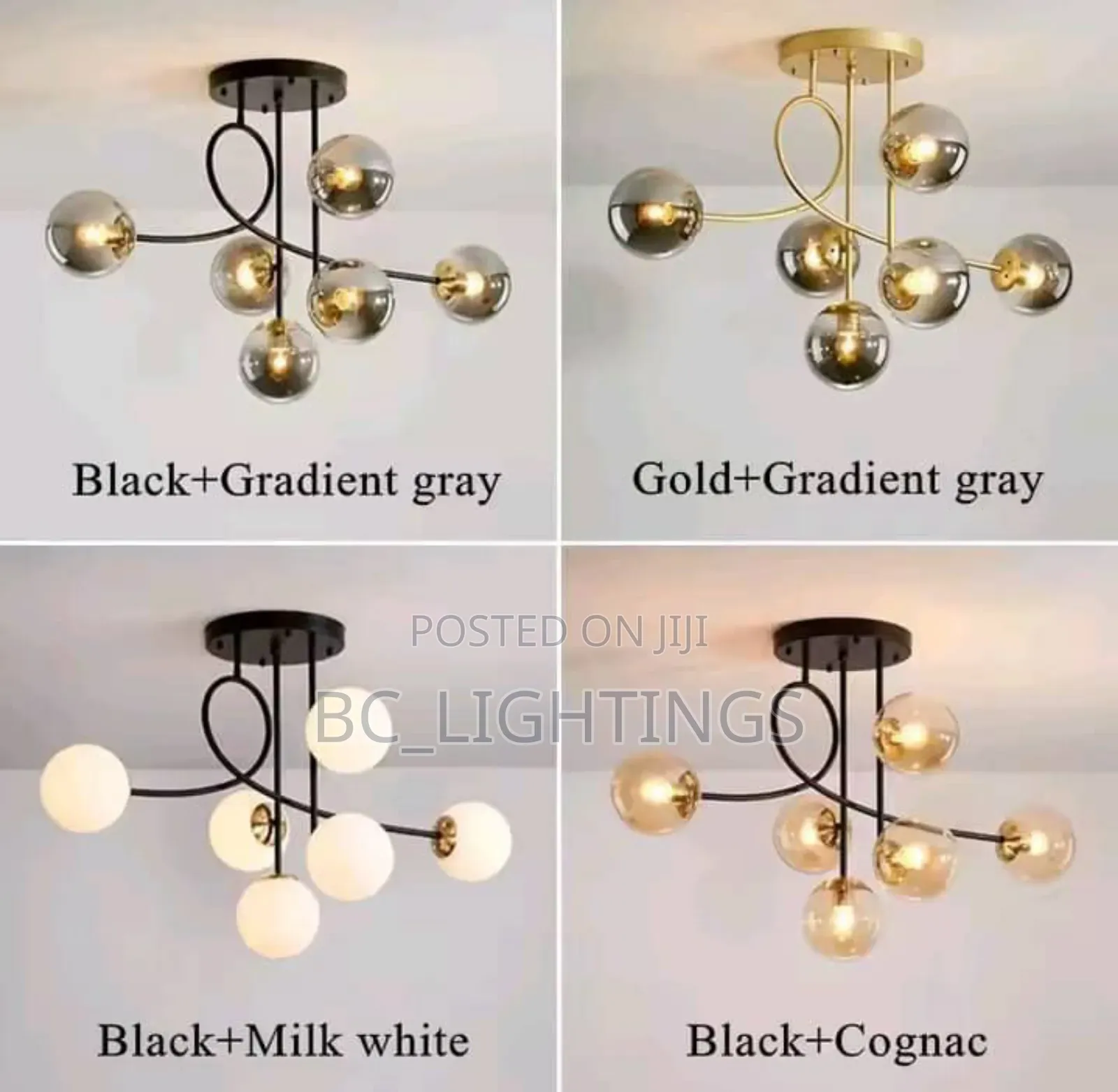 Modern Nordic Glass Chandelier Light