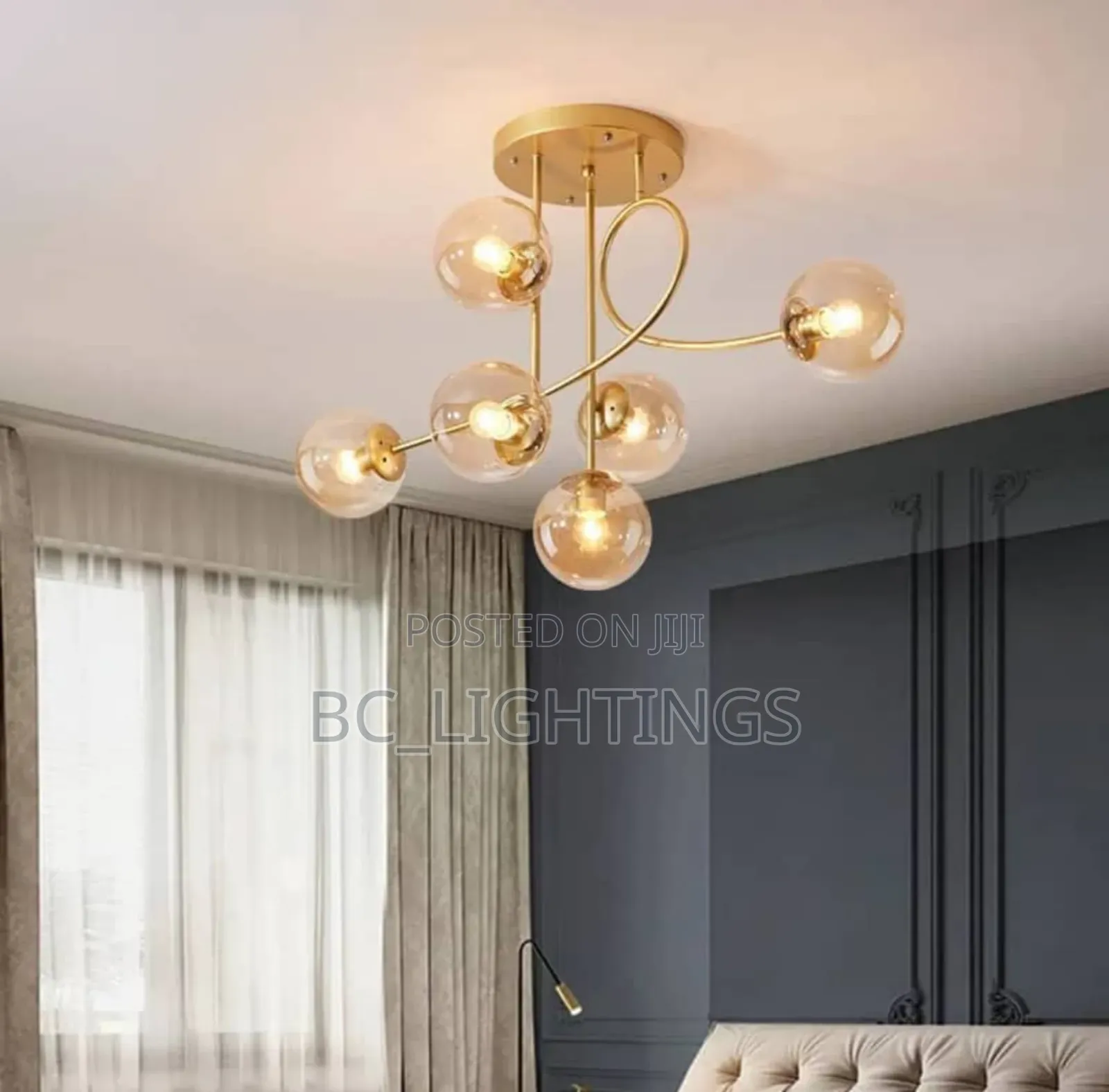 Modern Nordic Glass Chandelier Light