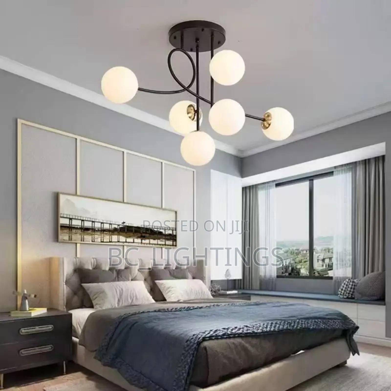 Modern Nordic Glass Chandelier Light