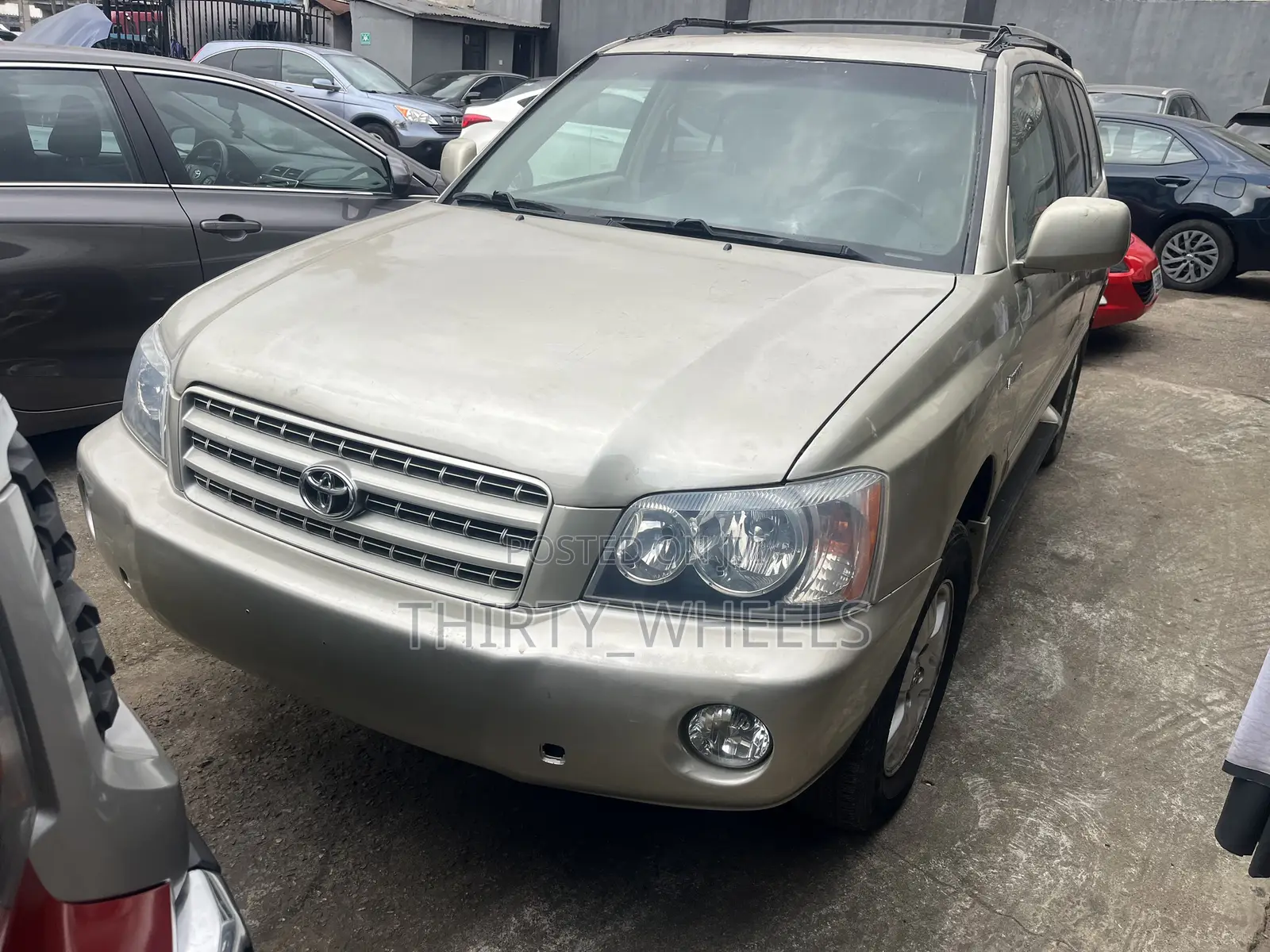 Toyota Highlander 2003 Gold
