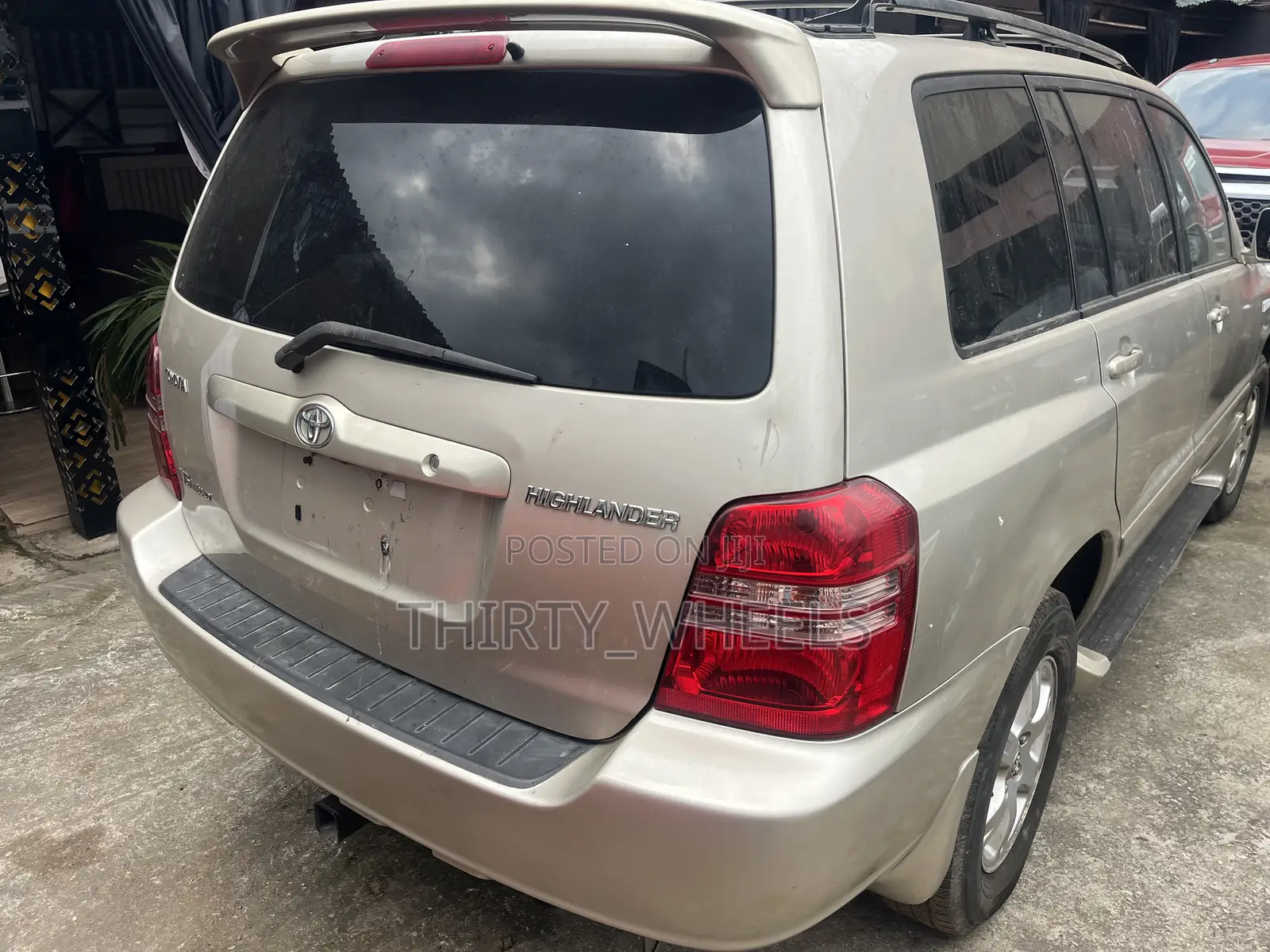 Toyota Highlander 2003 Gold
