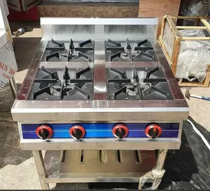 Industrial Gas Cooker 4 Burner Without Oven