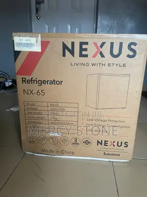 Nexus (Nx-65) Silver 50 Litres Bedside Refrigerator