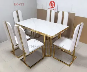 High Quality Dining Table Six Seaters Turkey Design