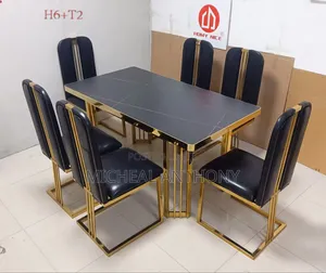 High Quality Dining Table Six Seaters Turkey Design
