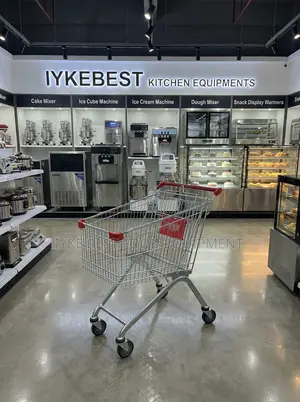 60l Metal Shopping Trolley