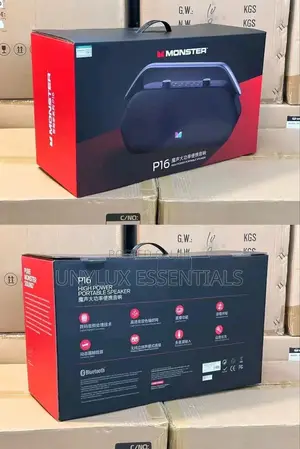 Monster P16 Handle Portable Bass Speakers
