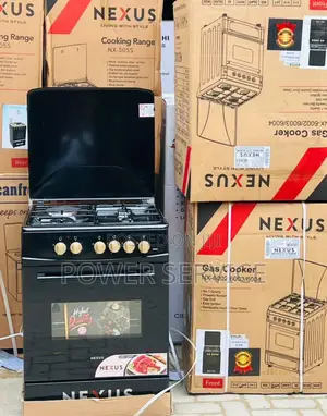 Nexus 4-Burner Standing Gas Cooker.