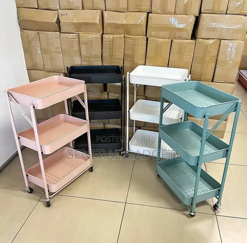 3 Tier Foldable Trolley