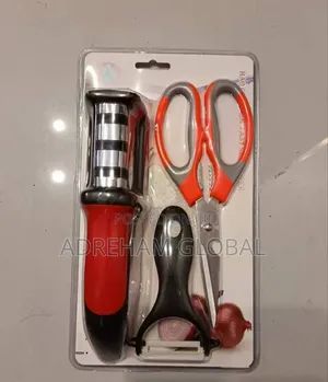 Knife Sharpener Set
Piller
Knife Sharpener
Cooking Scissors