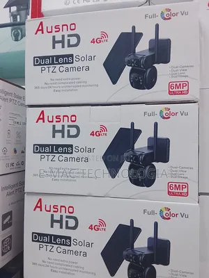 Ausno Hd 6mp Dual Lens Solar PTZ Camera