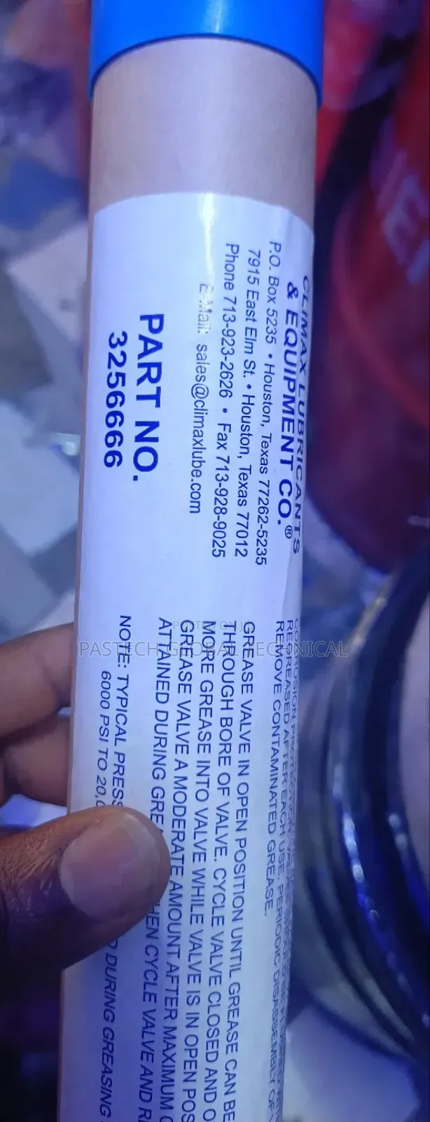 Climax Plug Valve Lubricant Sealant;