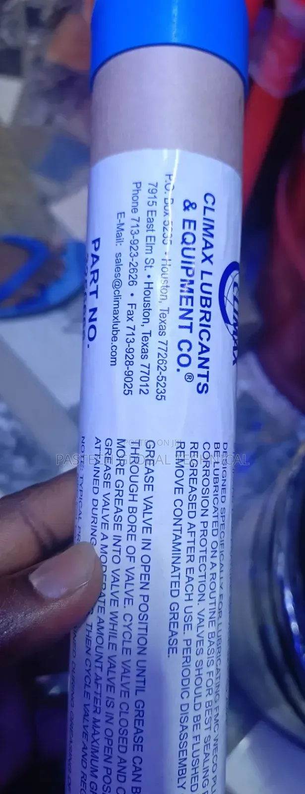 Climax Plug Valve Lubricant Sealant;