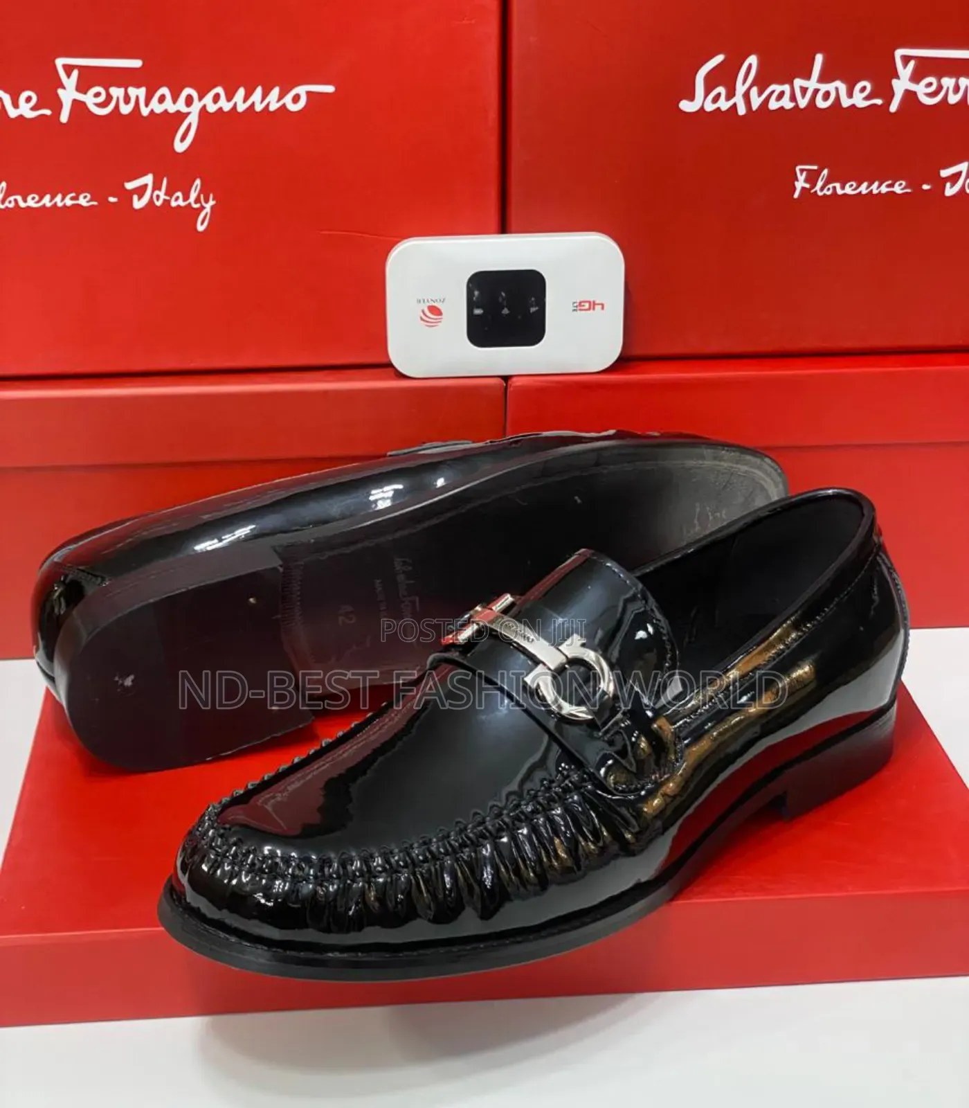 Flat Leather Ferragamo Shoes