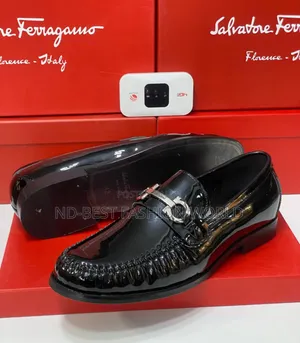Flat Leather Ferragamo Shoes