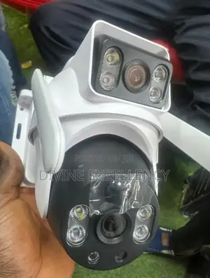CCTV Dual Lens Solar Camera