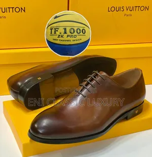 High Quality Luxury Men's Shoes Louis Vuitton Well Banded Package