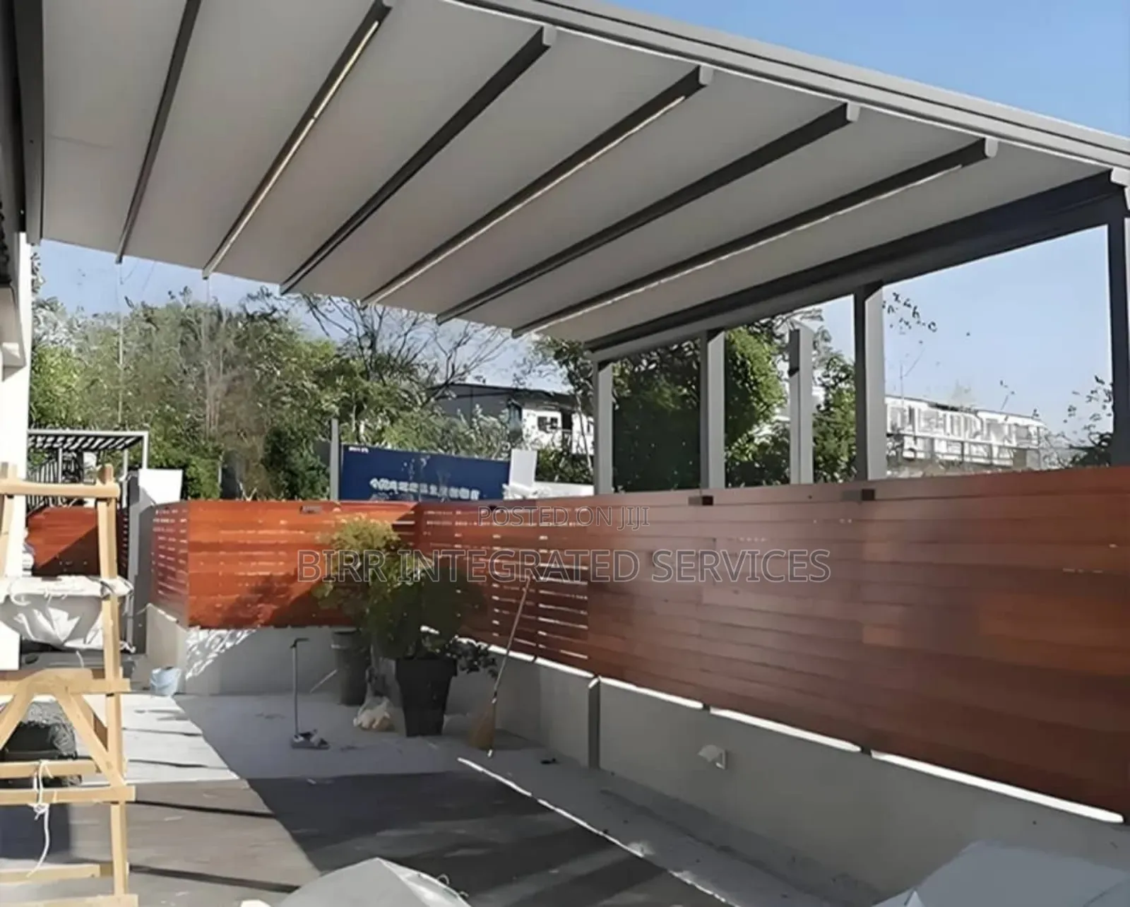 Moveable Pergola, Automatic Shed
