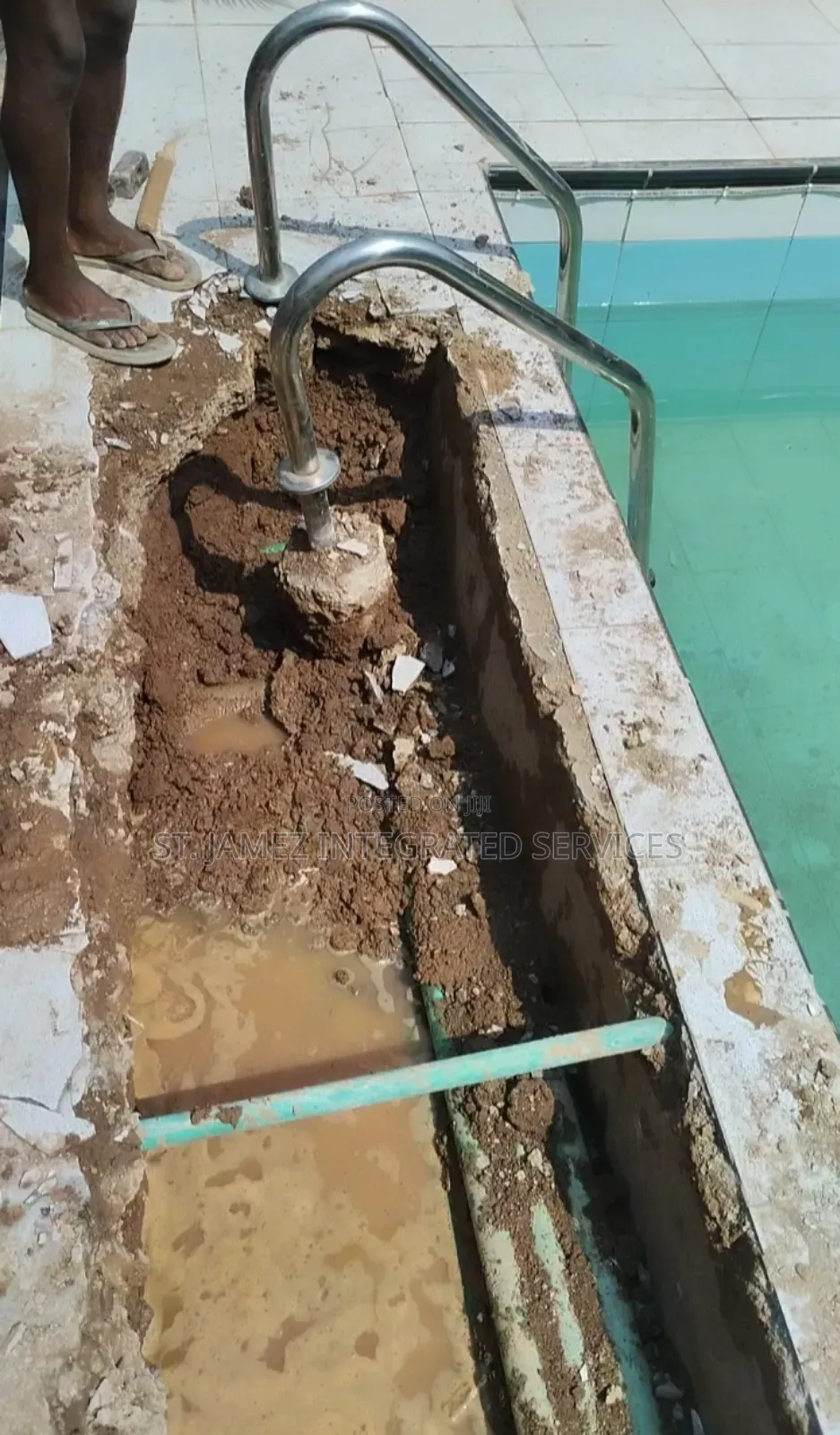 Swimming Pool Leakage Solution Fibreglass Installation