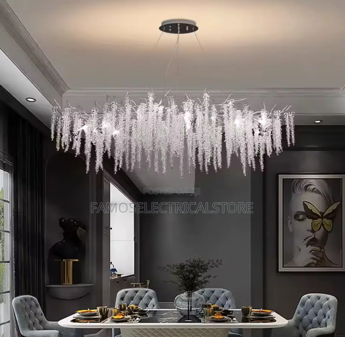 Modern Ceiling Mount Chandelier