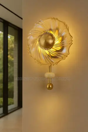 Glass Luxury Round Wall Light