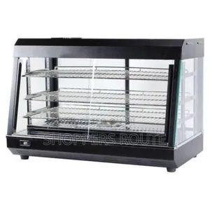 Industrial Black Snack Warmer Display - 2ft