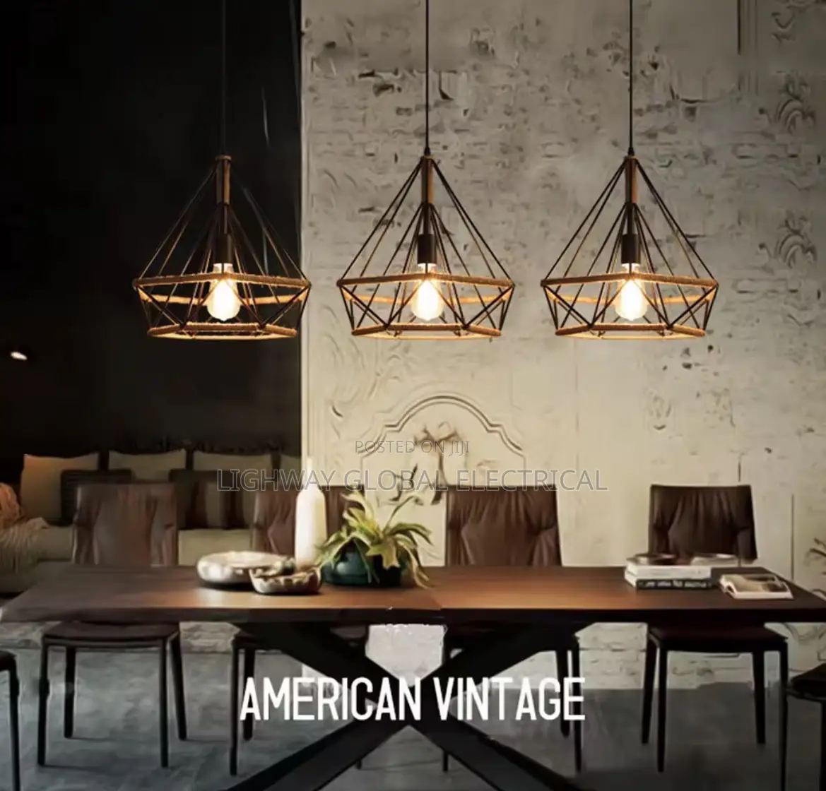Single E27 Industrial Lighting Loft Pendant Dropping